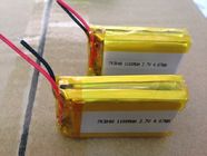 Hohe Entladungs-Lithium-Polymer-Batterie 1100mAh 3.7V für Digitalkameras