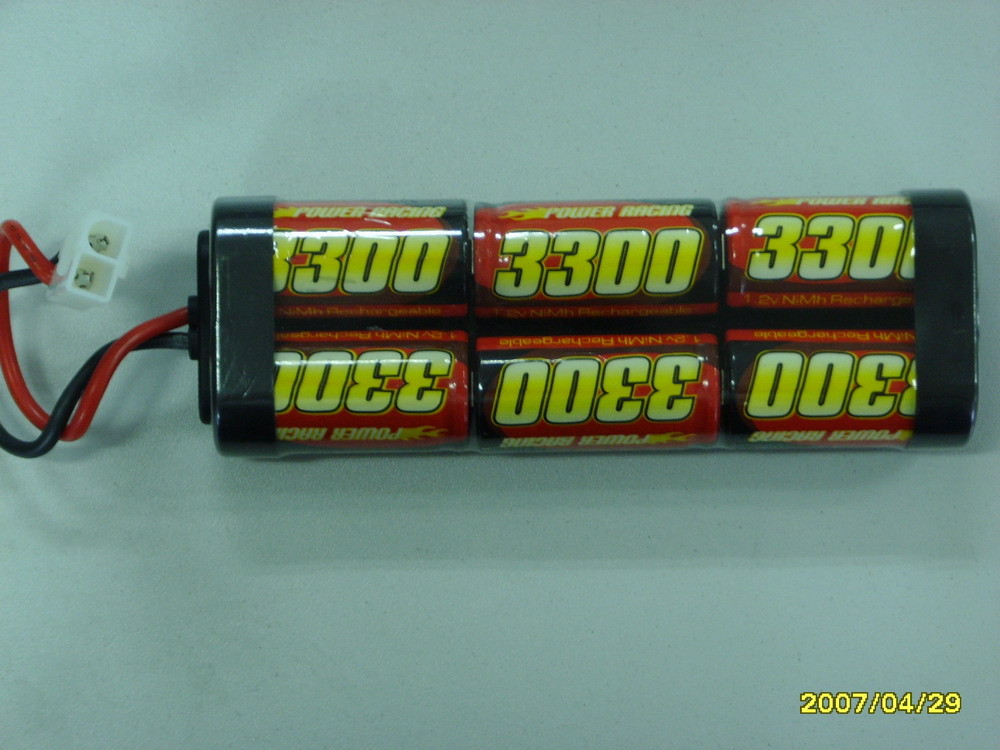 Akkus SC3300mAh 7.2V, Lithium-Batterie-Satz R-/Cauto-NIMH